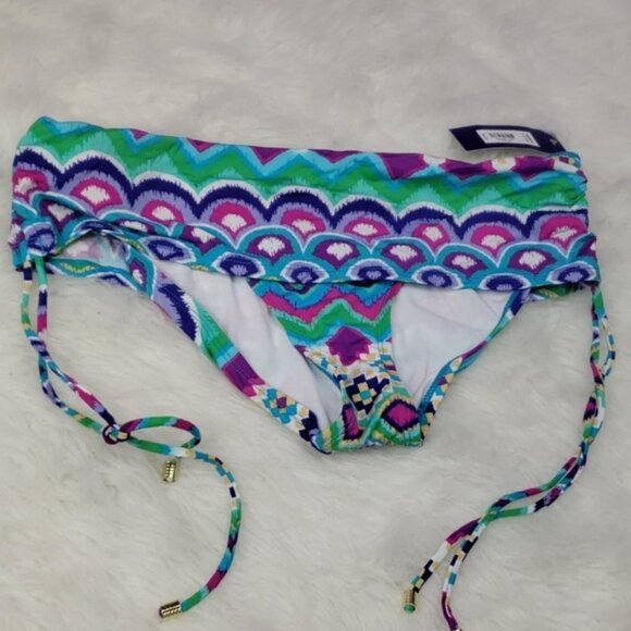 3/$15 new apt 9 colorful bikini bottom womens size large - Picture 1 of 7